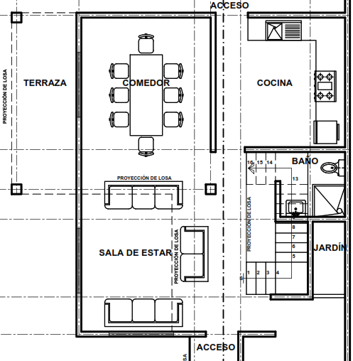 #1 Diseño Casa 12 x 22